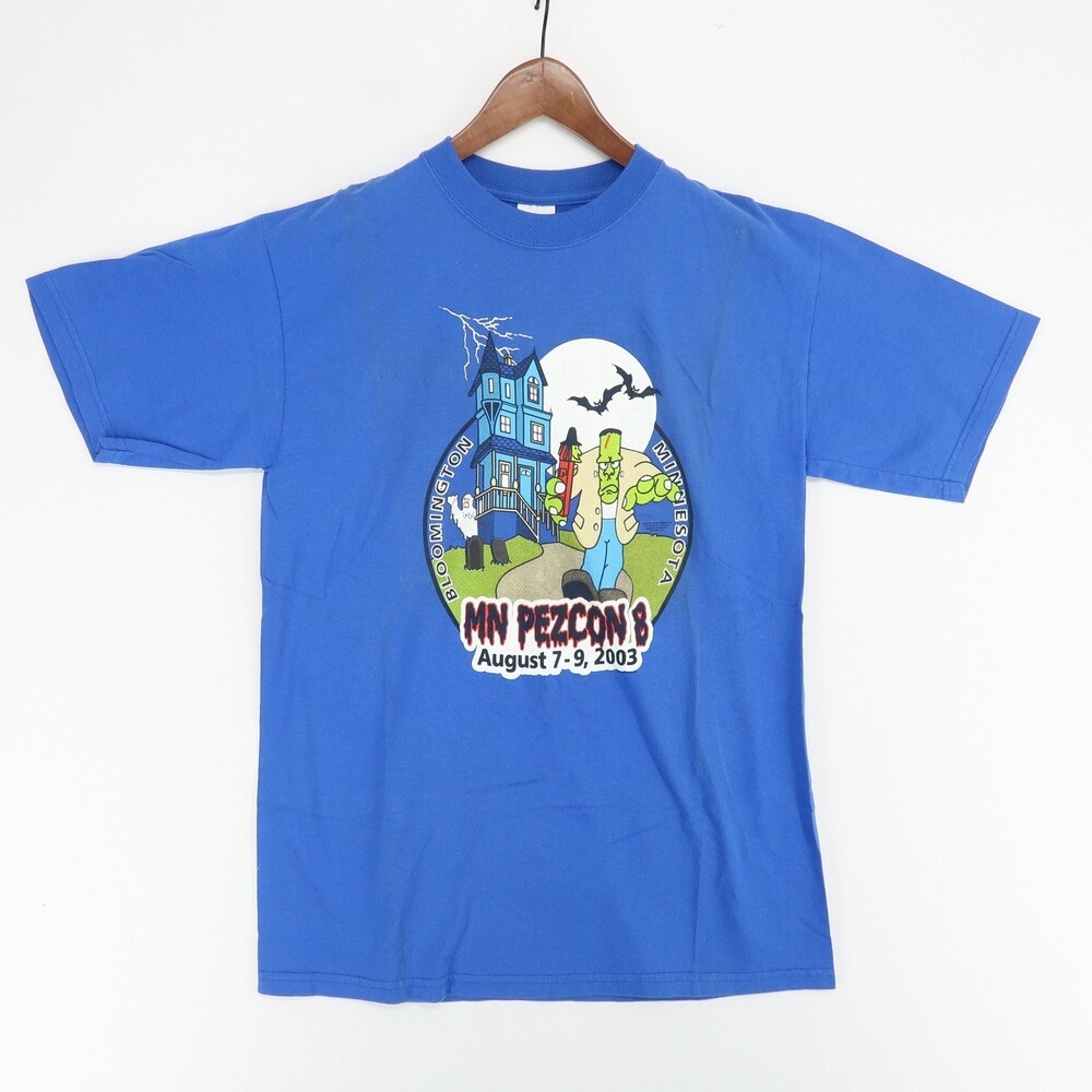 Vintage MN PEZCON 8 Shirt Mens Medium Bloomington Minnesota 2003 Graphic Tee 00s